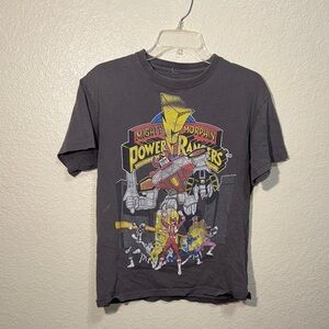 Vintage Power Rangers Graphic T Shirt Men’s M Gray Retro Tee